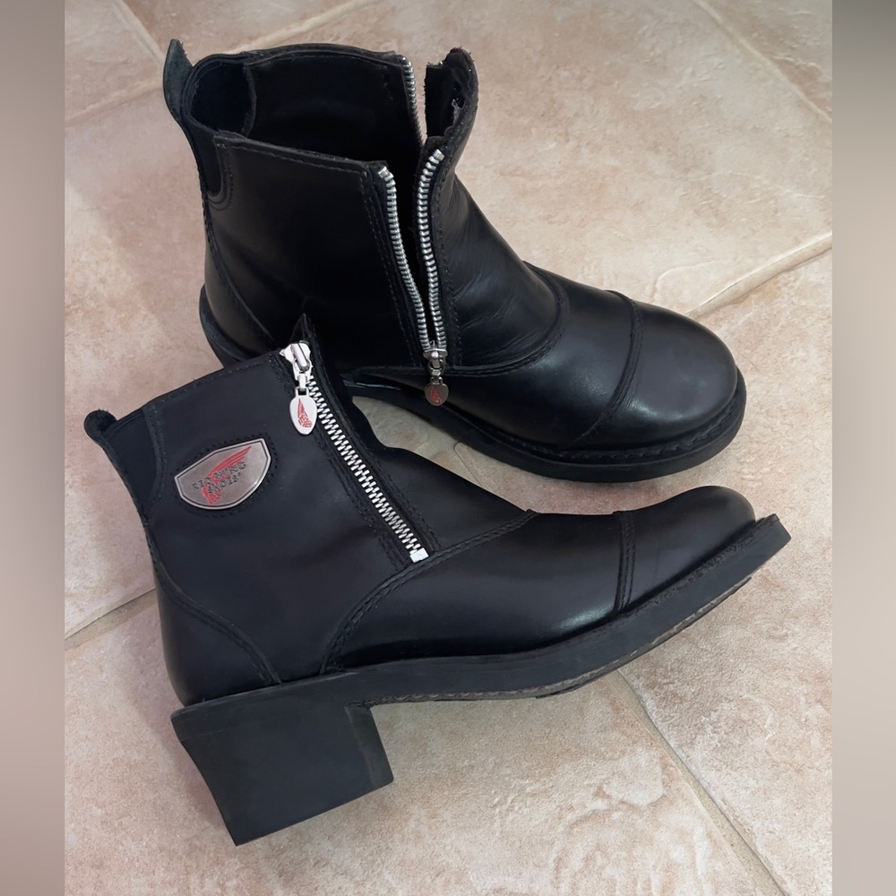 Red Wing High Quality Leather Moto Boots
